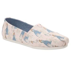NWT TOMS X Disney Limited Edition Sleeping Beauty Slip On Shoes
